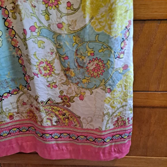 Nicole Miller | Y2K Dress Silk Floral Print - Picture 4 of 9